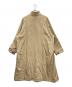 CABAN (キャバン) ウールギャバジン スタンドカラーコート ベージュ サイズ:SIZE M：41000円
