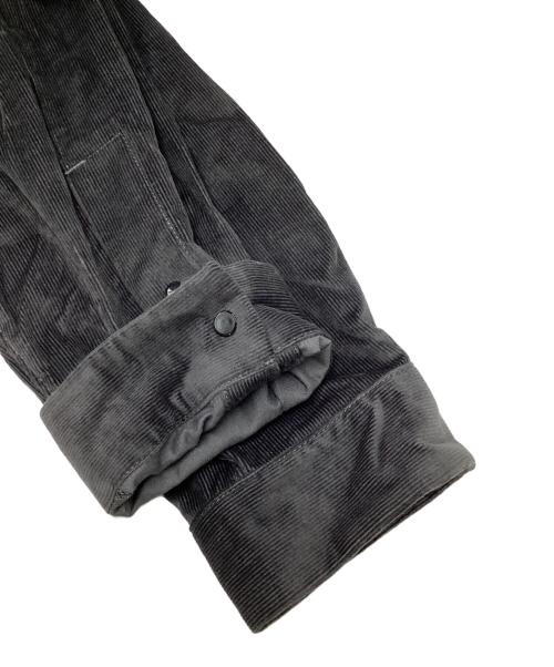 STONE ISLAND（ストーンアイランド）STONE ISLAND (ストーンアイランド) スナップボタンコーデュロイシャツ グレー サイズ:SIZE XLの古着・服飾アイテム