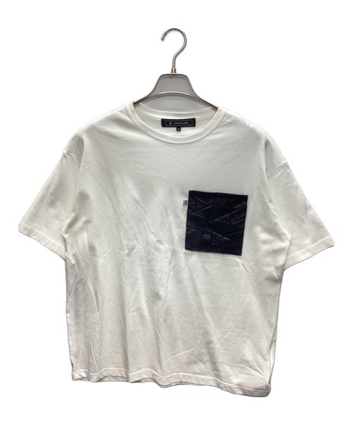 ANREALAGE（アンリアレイジ）ANREALAGE (アンリアレイジ) PATCHWORK POCKET TEE ホワイト サイズ:SIZE46の古着・服飾アイテム