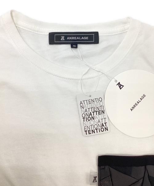 ANREALAGE（アンリアレイジ）ANREALAGE (アンリアレイジ) PATCHWORK POCKET TEE ホワイト サイズ:SIZE46の古着・服飾アイテム