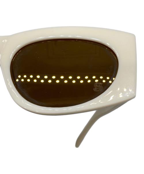 szade（エスザーデ）szade (エスザーデ) サングラス ホワイトの古着・服飾アイテム