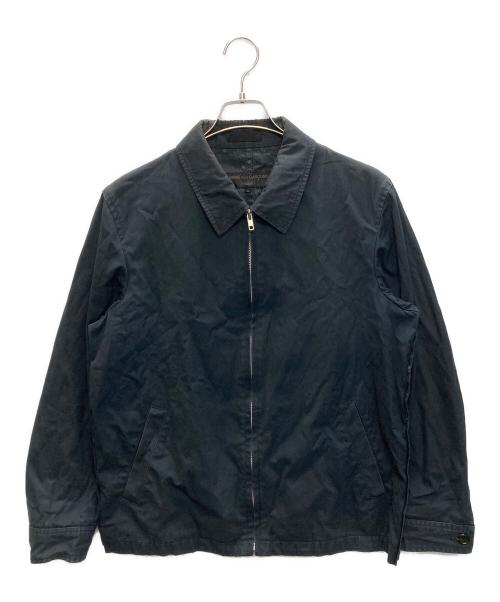 COMME des GARCONS HOMME（コムデギャルソン オム）COMME des GARCONS HOMME (コムデギャルソン オム) コットンジップアップジャケット ブラック サイズ:SIZE Mの古着・服飾アイテム