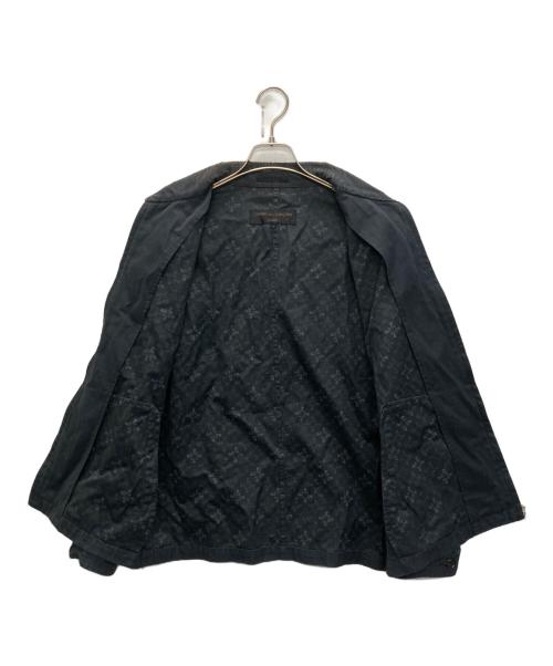 COMME des GARCONS HOMME（コムデギャルソン オム）COMME des GARCONS HOMME (コムデギャルソン オム) コットンジップアップジャケット ブラック サイズ:SIZE Mの古着・服飾アイテム