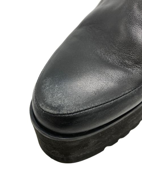 gomme（ゴム）gomme (ゴム) ソックスブーツ ブラック サイズ:SIZE Mの古着・服飾アイテム