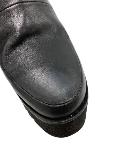 gomme（ゴム）gomme (ゴム) ソックスブーツ ブラック サイズ:SIZE Mの古着・服飾アイテム