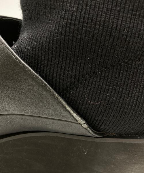 gomme（ゴム）gomme (ゴム) ソックスブーツ ブラック サイズ:SIZE Mの古着・服飾アイテム