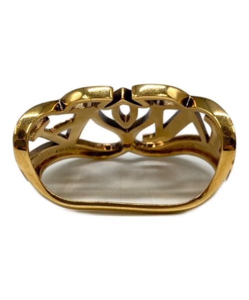 ALEXANDER McQUEEN（アレキサンダーマックイーン）ALEXANDER McQUEEN (アレキサンダーマックイーン) ロゴダブルリング サイズ:SIZE Sの古着・服飾アイテム