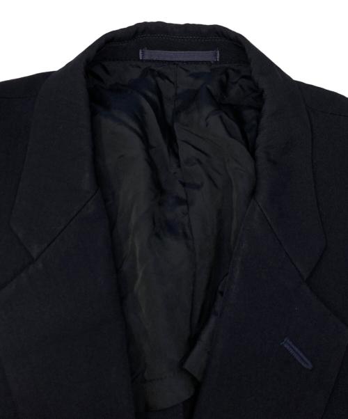 COMME des GARCONS HOMME（コムデギャルソン オム）COMME des GARCONS HOMME (コムデギャルソン オム) フロントジップジップテーラードジャケット ネイビー サイズ:SIZE Sの古着・服飾アイテム