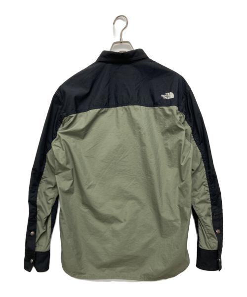 THE NORTH FACE（ザ ノース フェイス）THE NORTH FACE (ザ ノース フェイス) L/S NUPTSE SHIRT カーキ サイズ:SIZE Mの古着・服飾アイテム