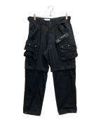 Hombre Ninoオンブレニーニョ）の古着「CORONA 2WAY STREAM PANTS」｜ブラック