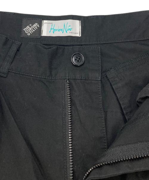 Hombre Nino（オンブレニーニョ）Hombre Nino (オンブレニーニョ) CORONA 2WAY STREAM PANTS ブラック サイズ:Mの古着・服飾アイテム