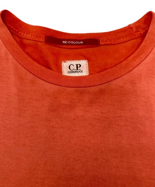 C.P COMPANY（シーピーカンパニー）C.P COMPANY (シーピーカンパニー) ロゴプリントカットソー レッド サイズ:SIZE Lの古着・服飾アイテム