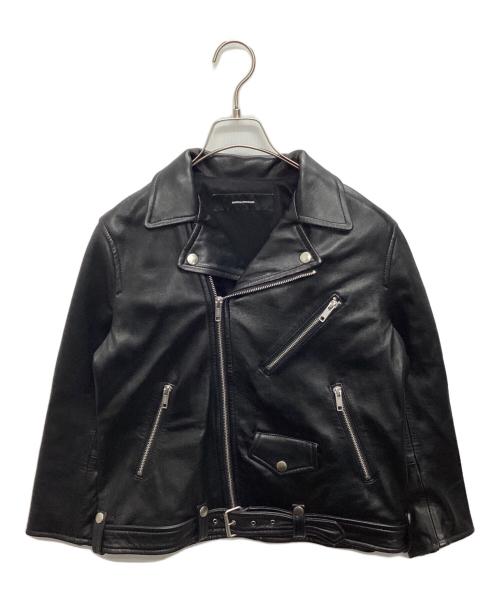 JOURNAL STANDARD（ジャーナルスタンダード）JOURNAL STANDARD (ジャーナルスタンダード) ラムレザーライダースジャケット ブラック サイズ:SIZE Mの古着・服飾アイテム