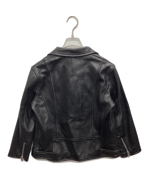 JOURNAL STANDARD（ジャーナルスタンダード）JOURNAL STANDARD (ジャーナルスタンダード) ラムレザーライダースジャケット ブラック サイズ:SIZE Mの古着・服飾アイテム