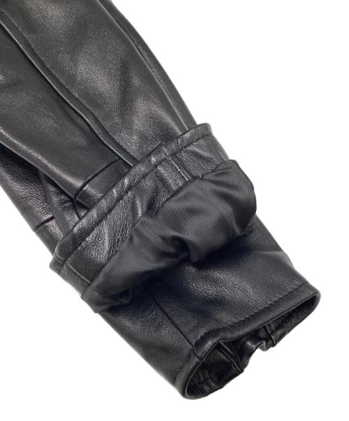 JOURNAL STANDARD（ジャーナルスタンダード）JOURNAL STANDARD (ジャーナルスタンダード) ラムレザーライダースジャケット ブラック サイズ:SIZE Mの古着・服飾アイテム