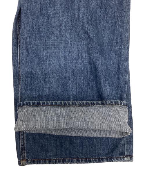 Maison Margiela（メゾンマルジェラ）Maison Margiela (メゾンマルジェラ) タック加工デニムパンツ インディゴ サイズ:SIZE 36の古着・服飾アイテム