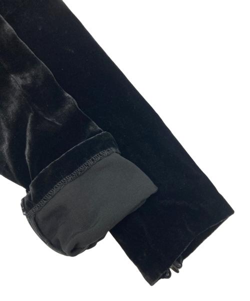 gabriela coll garments（ガブリエラコールガーメンツ）gabriela coll garments (ガブリエラコールガーメンツ) シルクブレンドベルベットジップシャツ ブラック サイズ:SIZE Sの古着・服飾アイテム