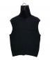DRIES VAN NOTEN（ドリスヴァンノッテン）の古着「リブタートルネックニットベスト」｜ブラック