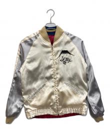 東洋エンタープライズ（トウヨウエンタープライズ）の古着「リバーシブルスカジャン」｜アイボリー×レッド