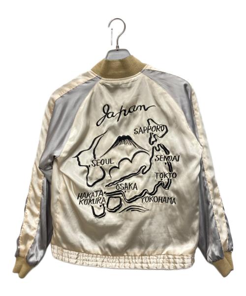 東洋エンタープライズ（トウヨウエンタープライズ）東洋エンタープライズ (トウヨウエンタープライズ) リバーシブルスカジャン アイボリー×レッド サイズ:SIZE Sの古着・服飾アイテム