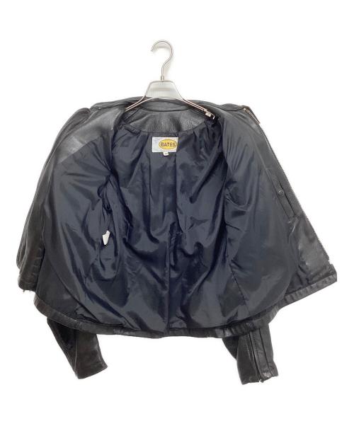 BATES（ベイツ）BATES (ベイツ) シングルライダースジャケット ブラック サイズ:SIZE 40の古着・服飾アイテム