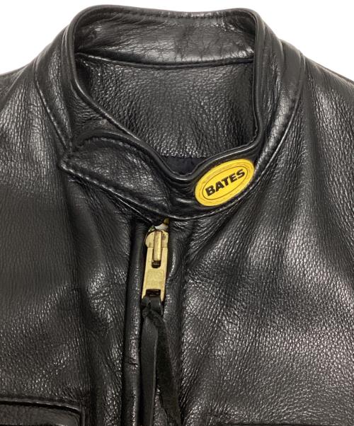 BATES（ベイツ）BATES (ベイツ) シングルライダースジャケット ブラック サイズ:SIZE 40の古着・服飾アイテム