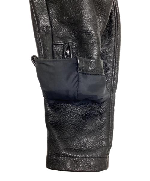 BATES（ベイツ）BATES (ベイツ) シングルライダースジャケット ブラック サイズ:SIZE 40の古着・服飾アイテム