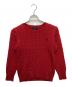 POLO RALPH LAUREN（ポロ・ラルフローレン）の古着「ケーブルニット」｜レッド