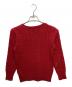 POLO RALPH LAUREN (ポロ・ラルフローレン) ケーブルニット レッド サイズ:SIZE M：5000円