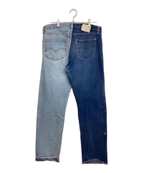 GALLERY DEPT（ギャラリー デプト）GALLERY DEPT (ギャラリー デプト) ツーフェイスリメイクデニムパンツ インディゴ サイズ:SIZE 36の古着・服飾アイテム