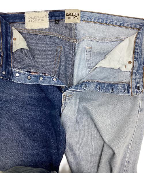 GALLERY DEPT（ギャラリー デプト）GALLERY DEPT (ギャラリー デプト) ツーフェイスリメイクデニムパンツ インディゴ サイズ:SIZE 36の古着・服飾アイテム