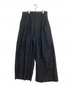 MAISON SPECIALメゾンスペシャル）の古着「Dress-Over Two-Tuck Buggy Pants」｜C.GRY