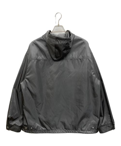 PRADA（プラダ）PRADA (プラダ) ナイロンアノラックジャケット グレー サイズ:SIZE Mの古着・服飾アイテム