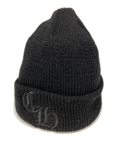 CHROME HEARTS（クロムハーツ）CHROME HEARTS (クロムハーツ) CHロゴウールビーニー ブラック サイズ:SIZE Freeの古着・服飾アイテム