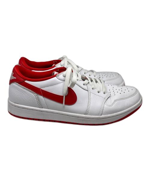 NIKE（ナイキ）NIKE (ナイキ) AIR JORDAN 1 RETRO LOW OG ホワイト×レッド サイズ:29㎝の古着・服飾アイテム