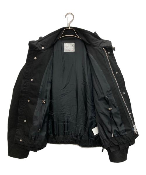 sacai（サカイ）sacai (サカイ) レイヤードディテールジャケット ブラック サイズ:SIZE 3の古着・服飾アイテム