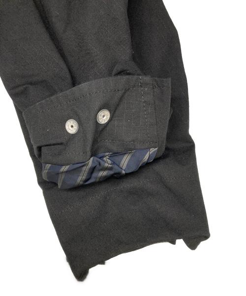 sacai（サカイ）sacai (サカイ) レイヤードディテールジャケット ブラック サイズ:SIZE 3の古着・服飾アイテム