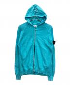 STONE ISLANDストーンアイランド）の古着「Cotton Knit Zip Hoodie」｜ブルー