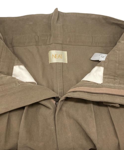 NEAT（ニート）NEAT (ニート) ハイウエスト2タックパンツ オリーブ サイズ:SIZE XSの古着・服飾アイテム