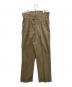 NEAT（ニート）の古着「ハイウエスト2タックパンツ」｜オリーブ
