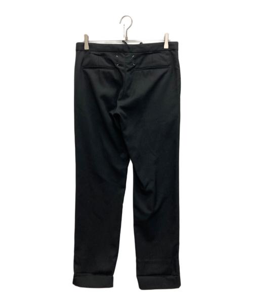 Maison Margiela（メゾンマルジェラ）Maison Margiela (メゾンマルジェラ) Summer Wool Drawstring Trouser ブラック サイズ:SIZE 46の古着・服飾アイテム