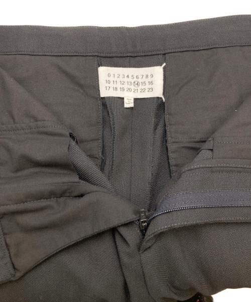 Maison Margiela（メゾンマルジェラ）Maison Margiela (メゾンマルジェラ) Summer Wool Drawstring Trouser ブラック サイズ:SIZE 46の古着・服飾アイテム