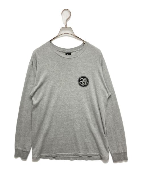 stussy（ステューシー）stussy (ステューシー) SS LINK カットソー グレー サイズ:SIZE Lの古着・服飾アイテム