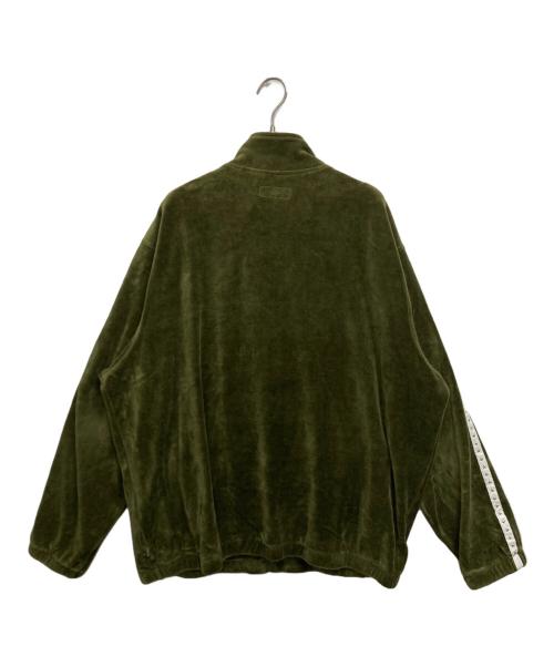 SUPREME（シュプリーム）Supreme (シュプリーム) Studded Velour Track Jacket グリーン サイズ:	SIZE XXLの古着・服飾アイテム