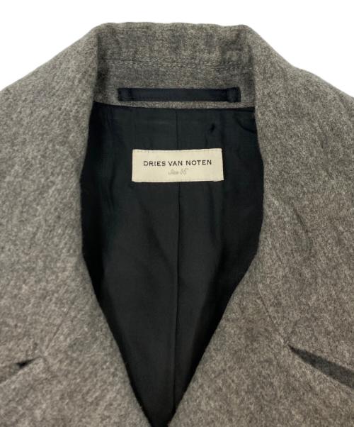 DRIES VAN NOTEN（ドリスヴァンノッテン）DRIES VAN NOTEN (ドリスヴァンノッテン) 異素材トレンチコート グレー サイズ:SIZE 36の古着・服飾アイテム