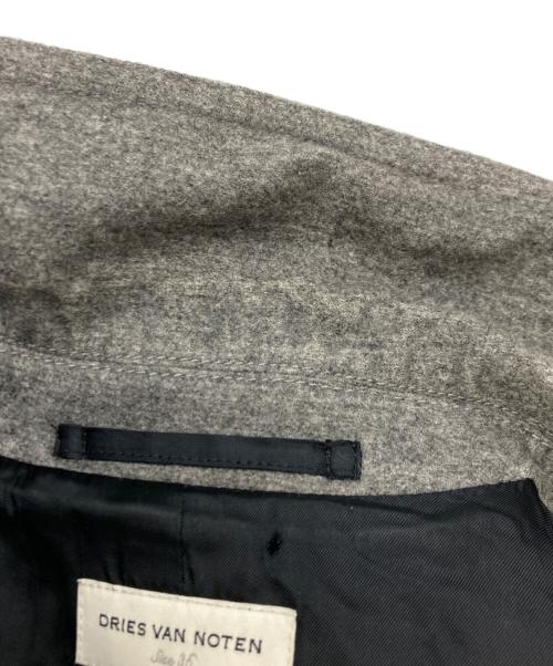 DRIES VAN NOTEN（ドリスヴァンノッテン）DRIES VAN NOTEN (ドリスヴァンノッテン) 異素材トレンチコート グレー サイズ:SIZE 36の古着・服飾アイテム