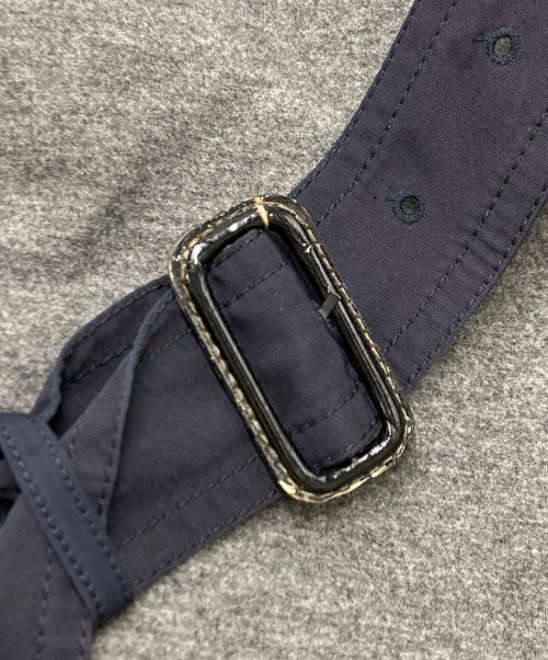 DRIES VAN NOTEN（ドリスヴァンノッテン）DRIES VAN NOTEN (ドリスヴァンノッテン) 異素材トレンチコート グレー サイズ:SIZE 36の古着・服飾アイテム