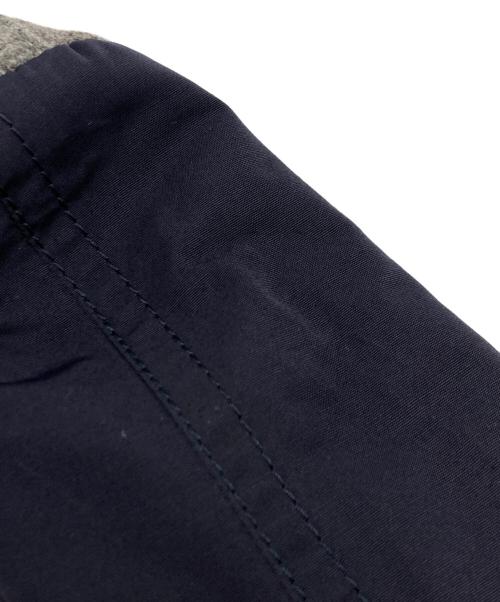 DRIES VAN NOTEN（ドリスヴァンノッテン）DRIES VAN NOTEN (ドリスヴァンノッテン) 異素材トレンチコート グレー サイズ:SIZE 36の古着・服飾アイテム