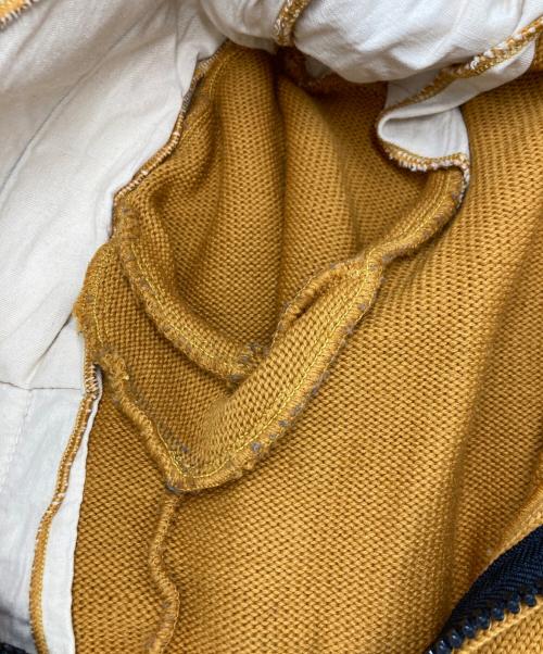 skookum（スクーカム）skookum (スクーカム) シューティングカーディガン イエロー サイズ:Lの古着・服飾アイテム