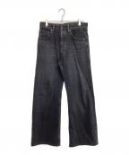 Acne studiosアクネ ストゥディオス）の古着「ルーズフィットジーンズ - 2021M」｜ブラック